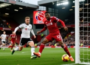 富勒姆2-2利物浦里德补时绝平的简单介绍