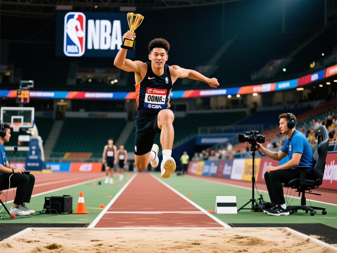 男子跳远比赛中现超强选手,夺冠! 第2张