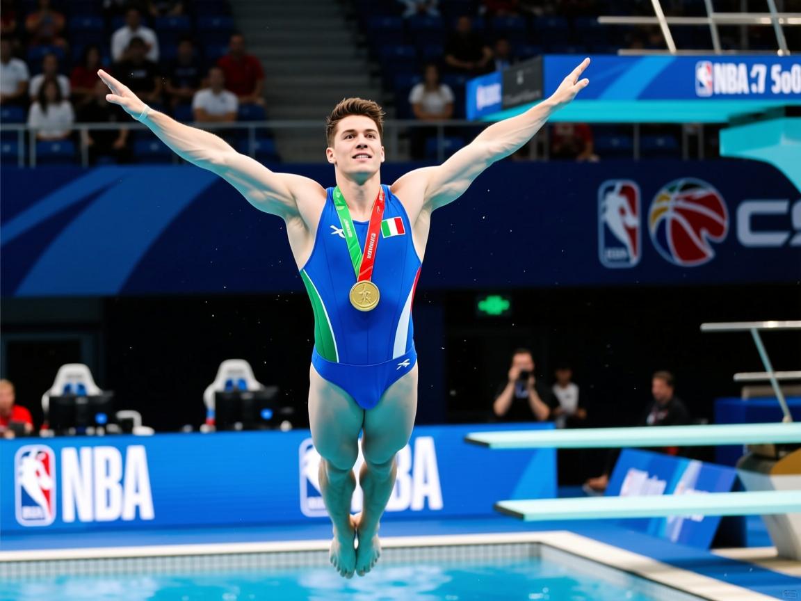 跳水比赛优美表现,意大利选手夺得金牌